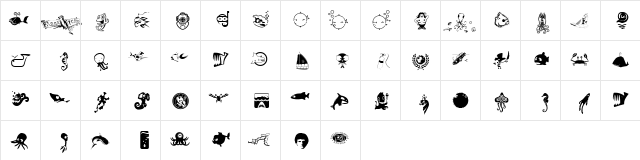 Floodicons Regular  glyph index