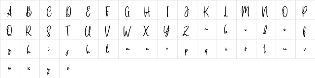 Saillendya FREE Regular  glyph index