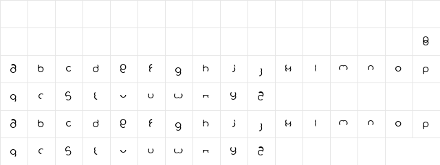 Flubber Regular  glyph index