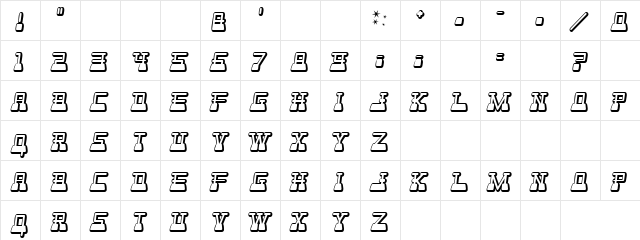 Webster World Regular  glyph index
