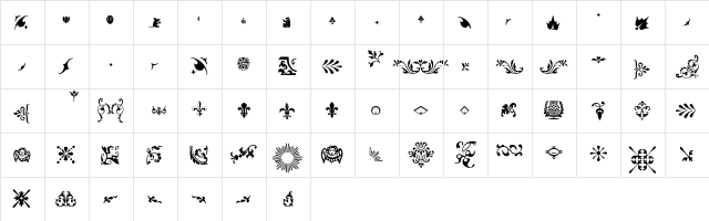 fts3 Regular  glyph index