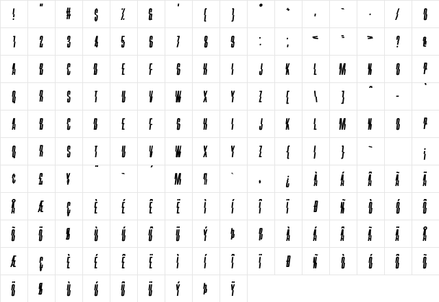 Dolphin with a Massive Shotgun Regular  glyph index