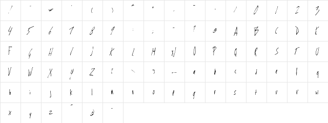 Gecko Regular  glyph index