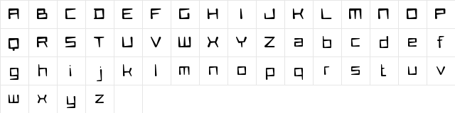 Flotsam Coming Up Regular  glyph index