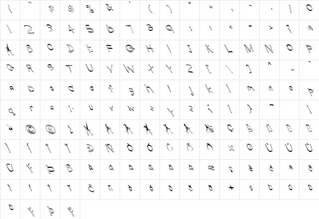 FZ HAND 22 HOLLOW LEFTY Normal  glyph index