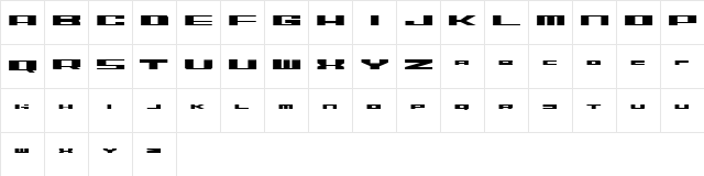 ZeroDegrees Normal  glyph index