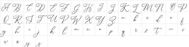 Alternation FREE Regular  glyph index