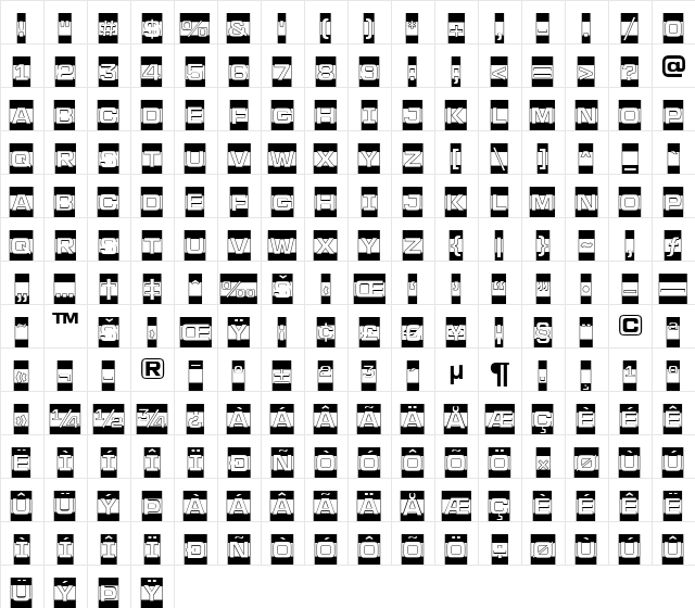 a_LineaSansCmB&W Regular  glyph index