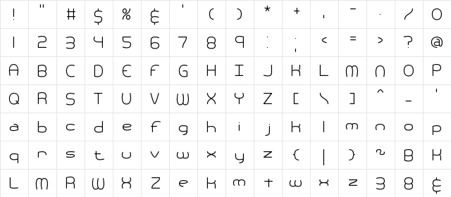 Pneumatics BRK Normal  glyph index