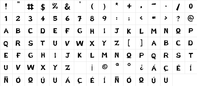 Doctor en Alaska(b) Regular  glyph index