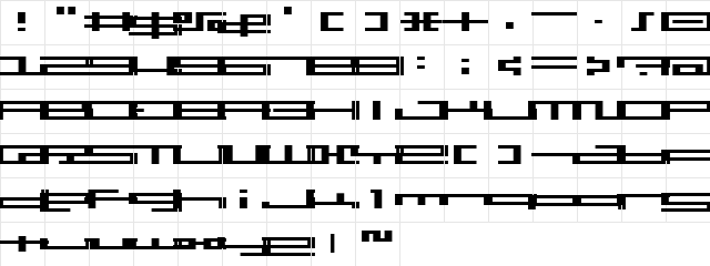 BM press A7  glyph index