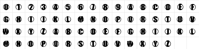 YChrome Mutant  glyph index