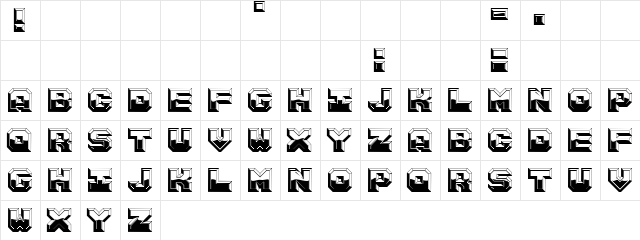 Pillow Regular  glyph index