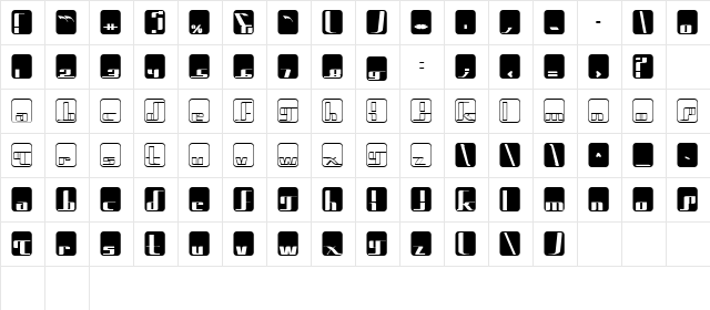 paper chase 2 blocked inside  glyph index