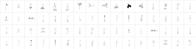 Fred Regular  glyph index