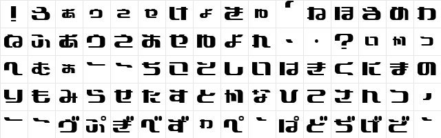 I2Po&#57343ed Regular  glyph index