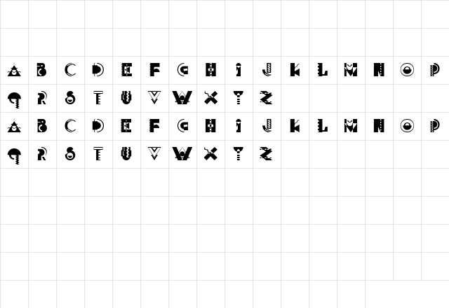 HotSpotCapsSSK Regular  glyph index