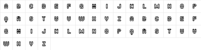 Furious Ride Oriental Book Stra Regular  glyph index