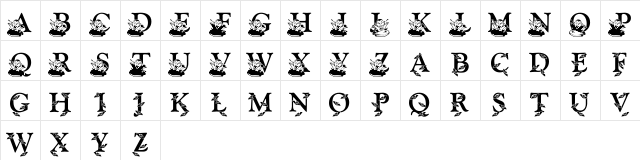 LMS Bloodsucker Proxy Regular  glyph index