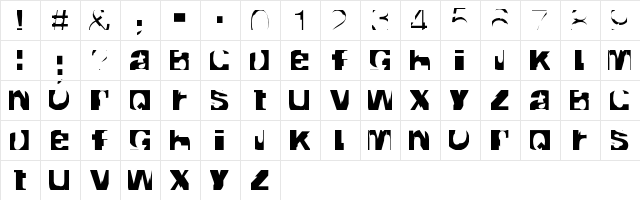 InternationalDisgrace Maximus  glyph index