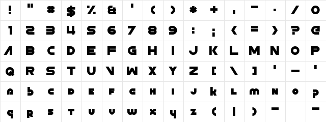 Zoon Hoot Regular  glyph index