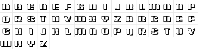 Possession Regular  glyph index