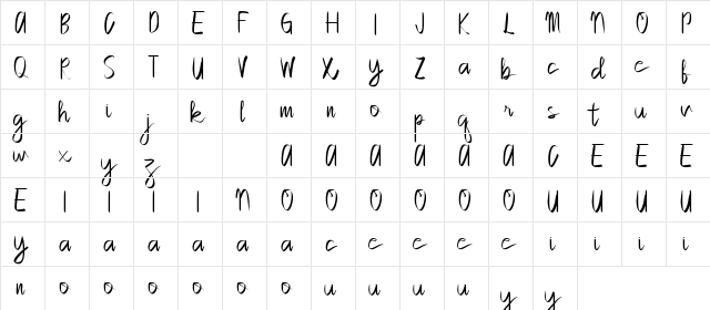Within Life Demo Regular  glyph index