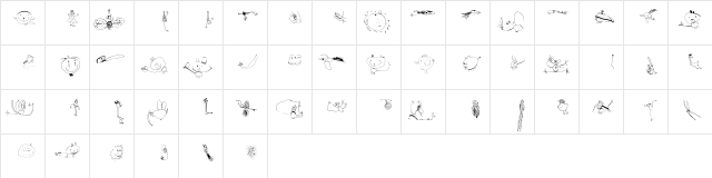 Julidoodles_3yrs_big Regular  glyph index