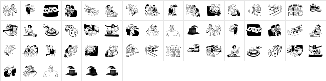 ZockersHomeland Regular  glyph index