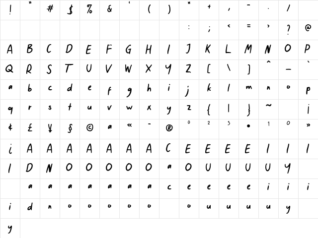 Tentang Nanti Demo Demo  glyph index