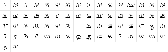 AddLoops Outline  glyph index