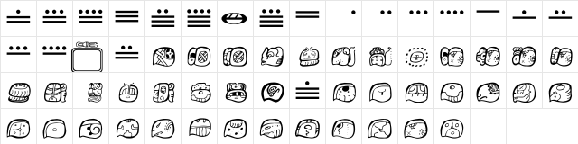 Wuuj BoldItalic  glyph index