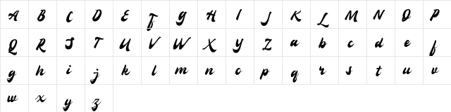 Confinental FREE Regular  glyph index