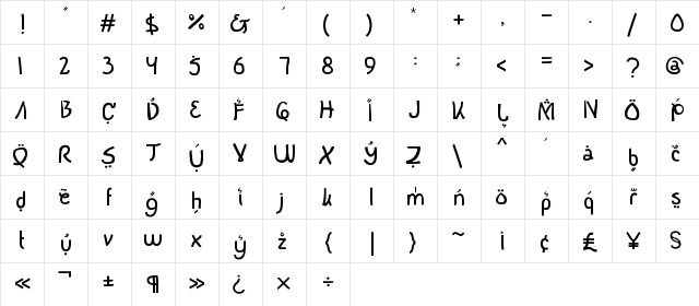 Buka Puasa Bersama normal  glyph index