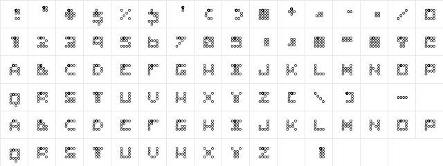 Con Ninguna Regular  glyph index