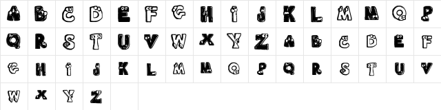Ryp childA Decorative  glyph index