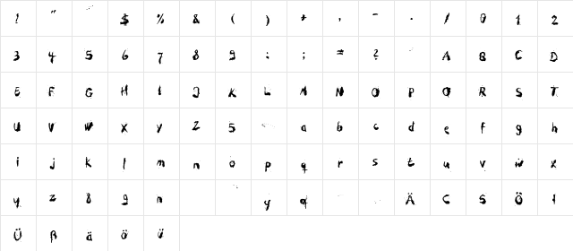ConceptTwo Regular  glyph index