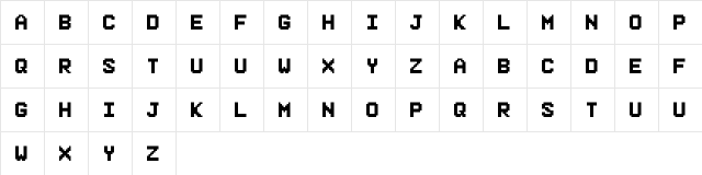 Superstar (Original) Regular  glyph index