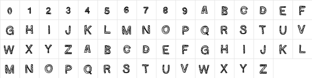 GINUMBER1 Medium  glyph index