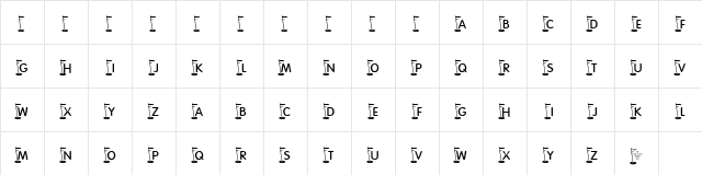 KR Hole In One! Regular  glyph index