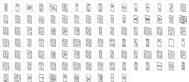 a_BighausTitulCmDnOtl Regular  glyph index