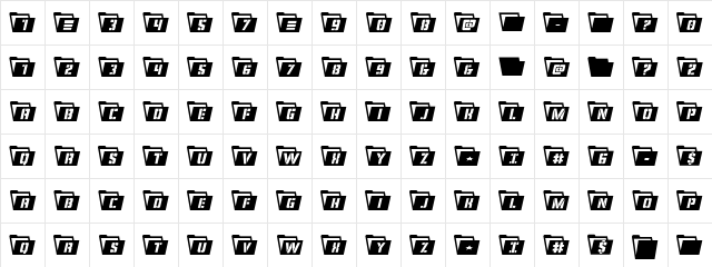 Eyes Only Semi-Condensed Semi-Condensed  glyph index