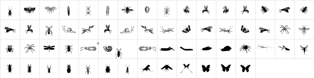 Grissom Free Regular  glyph index