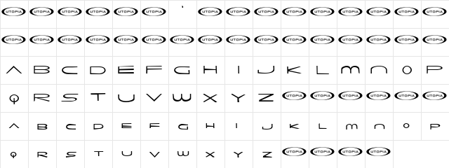 the monkey's ate my soul Regular  glyph index