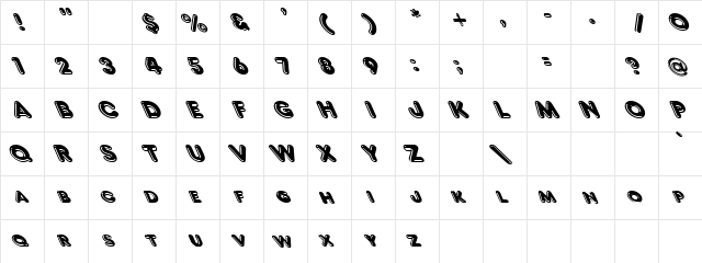 Secrets 6 Regular  glyph index