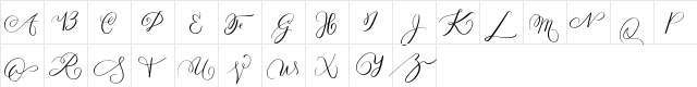 MONOGRAM E Regular  glyph index