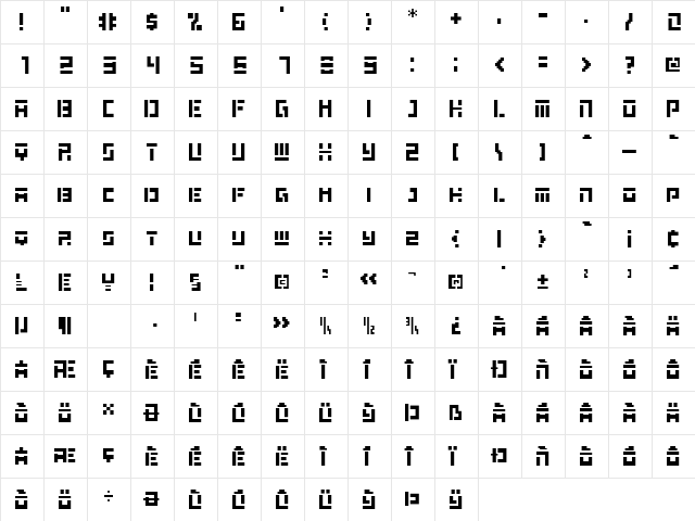 WAtchTV Regular  glyph index