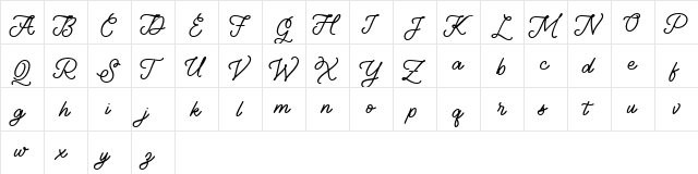 Quicksets FREE Regular  glyph index