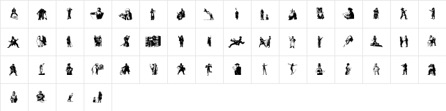 Whimsies3 Regular  glyph index