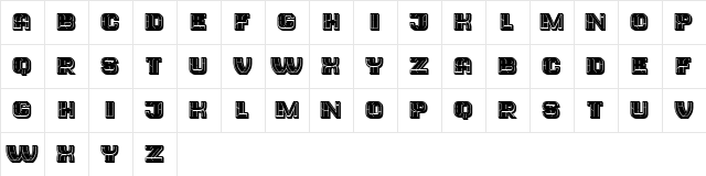 Trader Filled Regular  glyph index